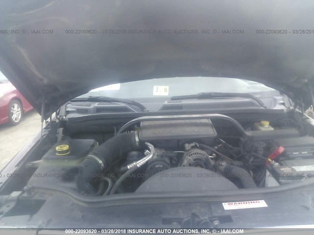 1J8HH48K67C538051 - 2007 JEEP COMMANDER BLACK photo 10