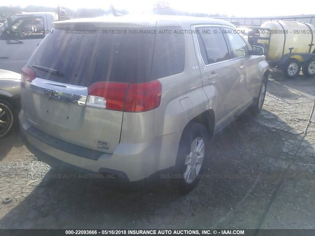 2GKALMEK6C6234852 - 2012 GMC TERRAIN SLE SILVER photo 4