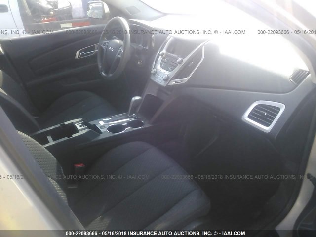 2GKALMEK6C6234852 - 2012 GMC TERRAIN SLE SILVER photo 5