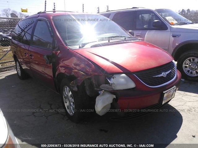 2C4GP74L73R113557 - 2003 CHRYSLER TOWN & COUNTRY EX RED photo 1