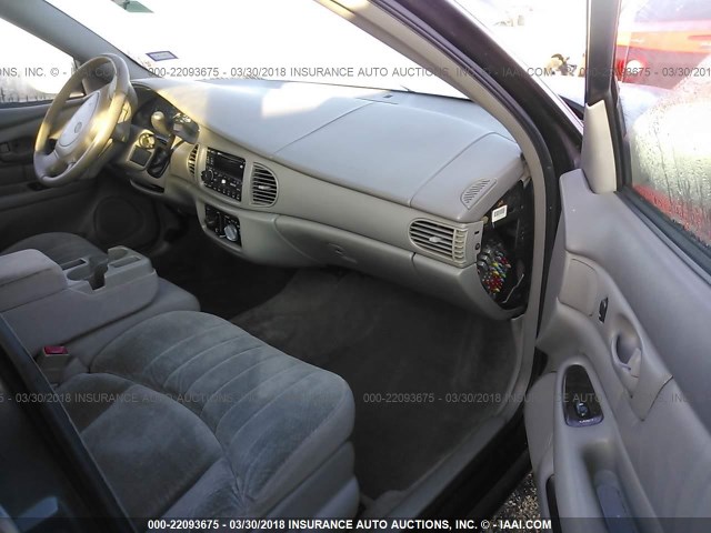 2G4WS52J631190625 - 2003 BUICK CENTURY CUSTOM GRAY photo 5