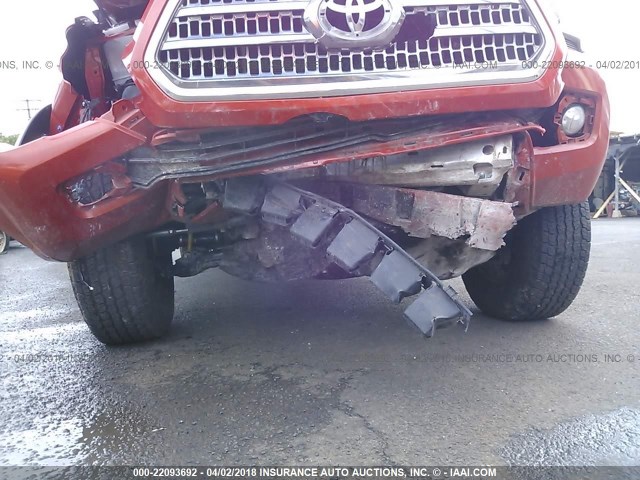 3TMCZ5AN7HM088600 - 2017 TOYOTA TACOMA DBL CAB/SR/TRDSPT/OR/PRO ნარინჯისფერი ფოტო 6