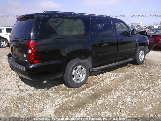 1GNFC160X8R100331 - 2008 CHEVROLET SUBURBAN C1500  LS BLACK photo 4