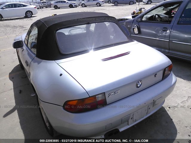 4USCJ3322VLC00874 - 1997 BMW Z3 2.8 SILVER photo 3