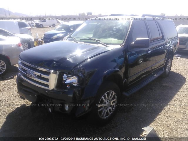 1FMJK1H58CEF02293 - 2012 FORD EXPEDITION EL XLT/EL KING RANCH BLACK photo 2