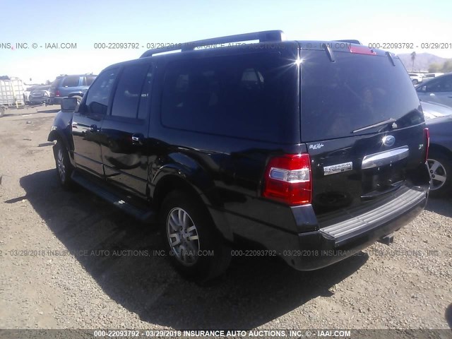 1FMJK1H58CEF02293 - 2012 FORD EXPEDITION EL XLT/EL KING RANCH BLACK photo 3