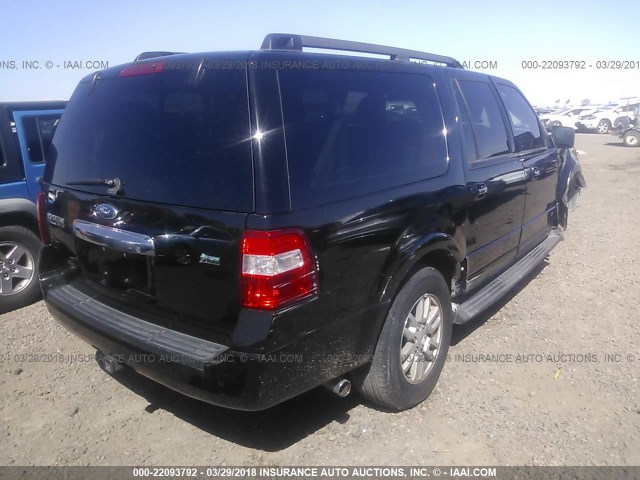 1FMJK1H58CEF02293 - 2012 FORD EXPEDITION EL XLT/EL KING RANCH BLACK photo 4