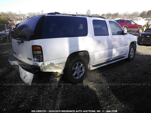 1GKFK66U41J181010 - 2001 GMC DENALI XL K1500 WHITE photo 4