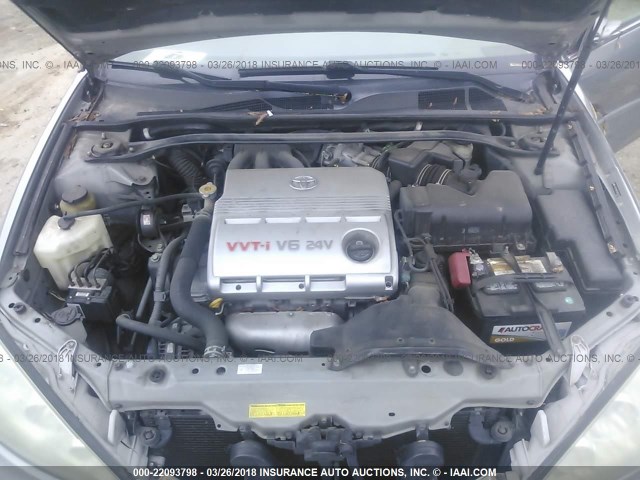 4T1BF30K55U621112 - 2005 TOYOTA CAMRY LE/XLE/SE GRAY photo 10