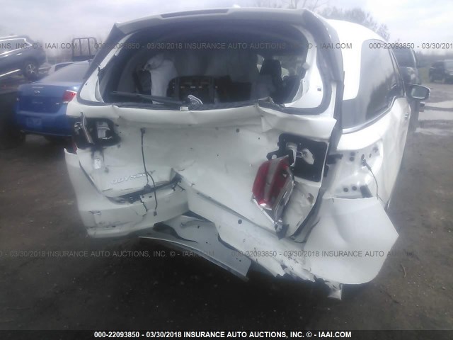 5FNRL6H9XJB078969 - 2018 HONDA ODYSSEY ELITE Blanco foto 6