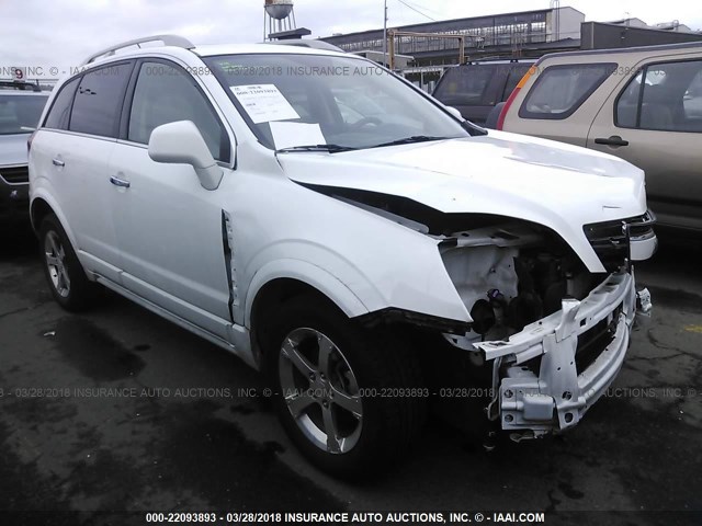 3GNAL3EK4ES508406 - 2014 CHEVROLET CAPTIVA LT WHITE photo 1