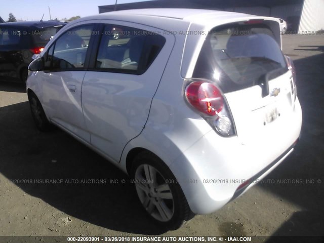 KL8CD6S91DC598158 - 2013 CHEVROLET SPARK 1LT WHITE photo 3