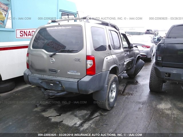 5N1ED28Y33C649161 - 2003 NISSAN XTERRA XE/SE Pewter photo 4