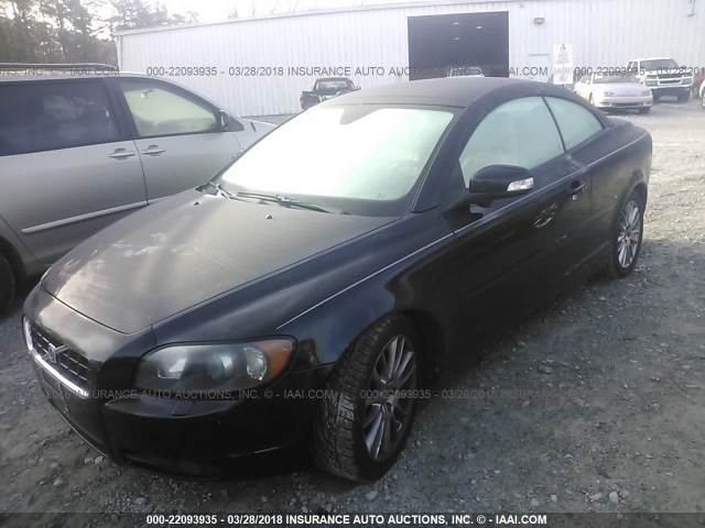 YV1MC67298J056750 - 2008 VOLVO C70 T5 BLACK photo 2