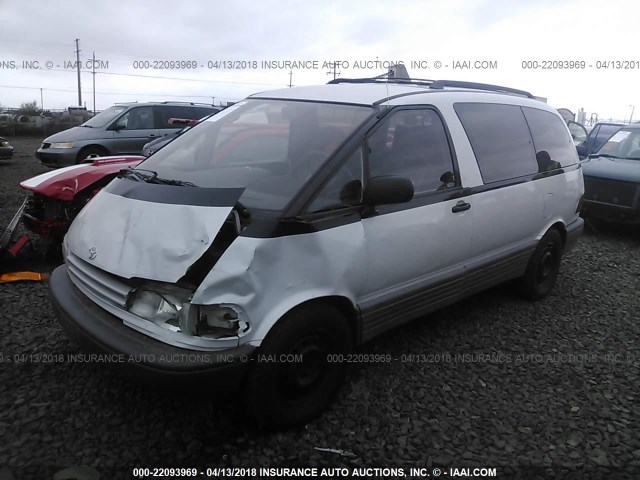 JT3AC12R6N1008722 - 1992 TOYOTA PREVIA LE SILVER photo 2