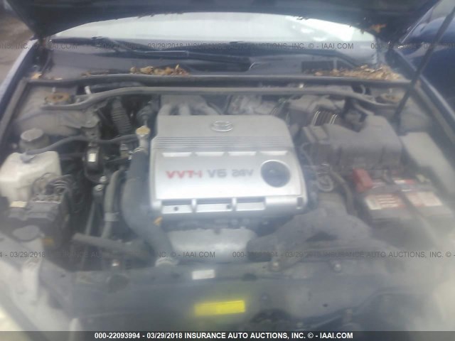 4T1BF30K15U084741 - 2005 TOYOTA CAMRY LE/XLE/SE 深蓝色 照片 10