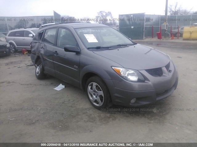 5Y2SL628X3Z438322 - 2003 PONTIAC VIBE GRAY photo 1