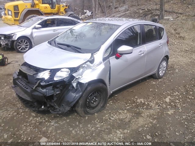 3N1CE2CP7GL387715 - 2016 NISSAN VERSA NOTE S/S PLUS/SV/SL/SR GRAY photo 2