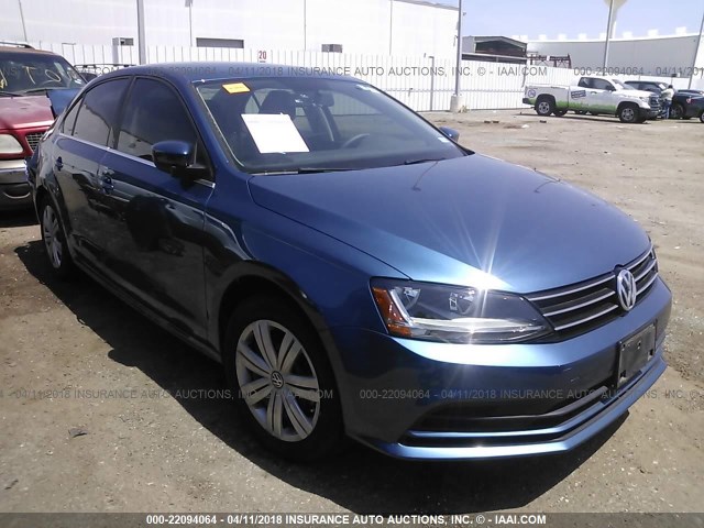 3VW2B7AJ9HM213148 - 2017 VOLKSWAGEN JETTA S 蓝色 照片 1