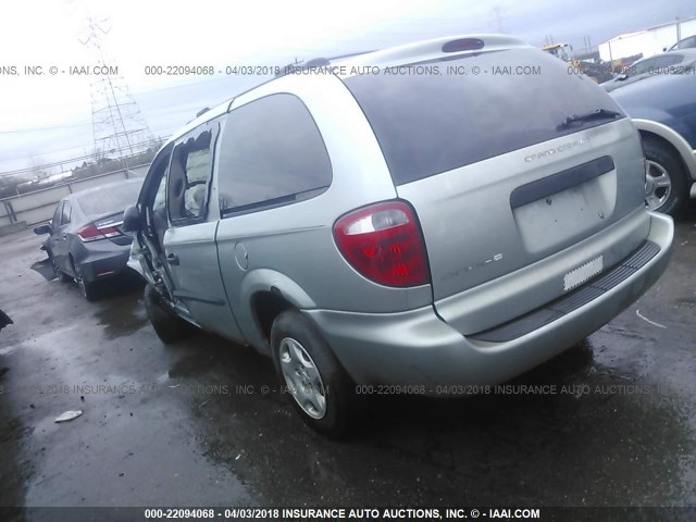 1D4GP24373B230091 - 2003 DODGE GRAND CARAVAN SE GRAY photo 3