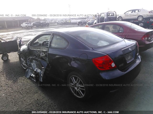 JTKDE177660100908 - 2006 TOYOTA SCION TC 蓝色 照片 3
