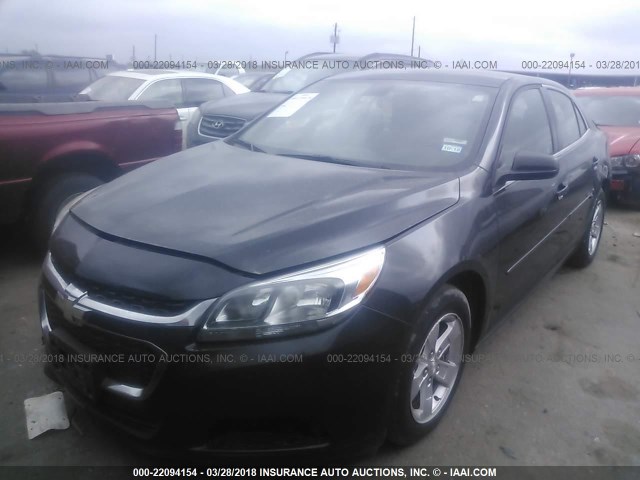 1G11B5SL8EF117843 - 2014 CHEVROLET MALIBU LS BLACK photo 2