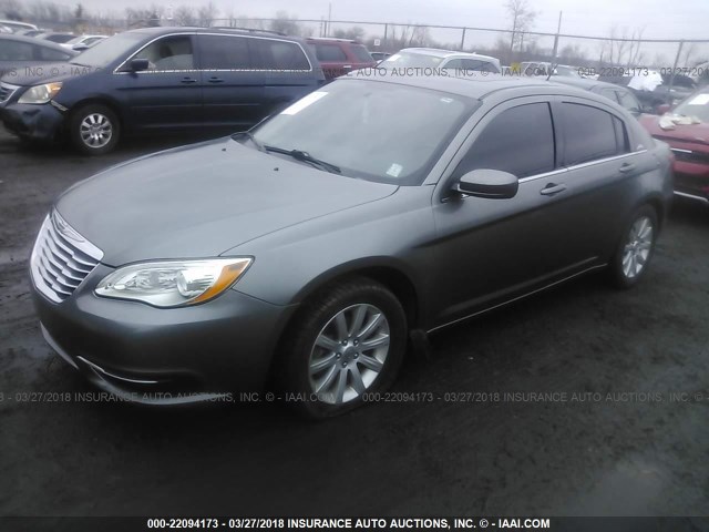 1C3CCBBB4CN303065 - 2012 CHRYSLER 200 TOURING SILVER photo 2