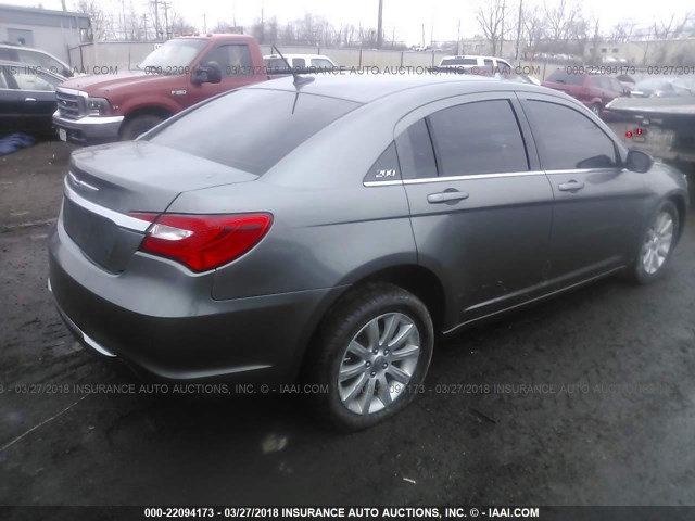 1C3CCBBB4CN303065 - 2012 CHRYSLER 200 TOURING SILVER photo 4