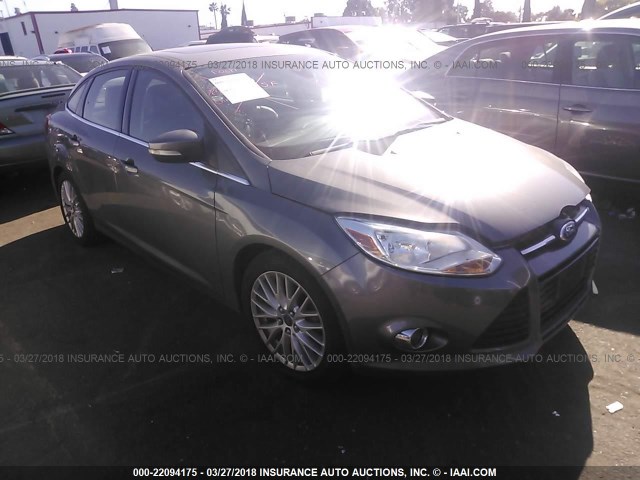 1FAHP3H26CL453893 - 2012 FORD FOCUS SEL GRAY photo 1