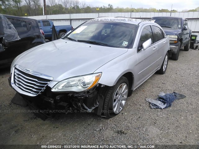 1C3CCBBB1CN207832 - 2012 CHRYSLER 200 TOURING SILVER photo 2