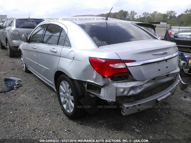 1C3CCBBB1CN207832 - 2012 CHRYSLER 200 TOURING SILVER photo 3