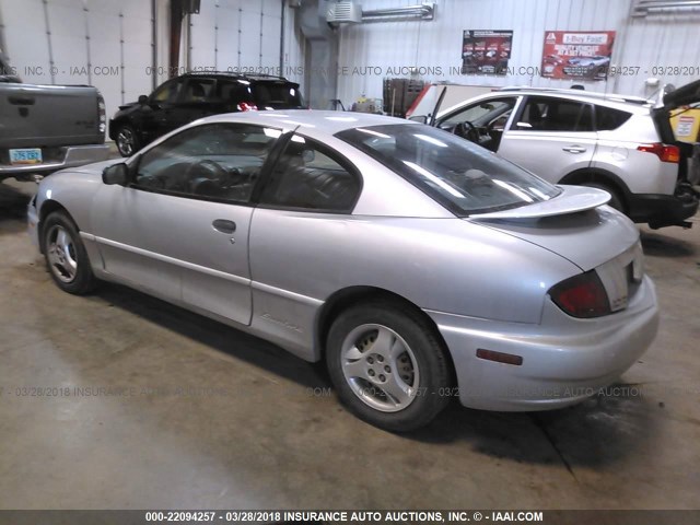 1G2JB12F547215039 - 2004 PONTIAC SUNFIRE SILVER photo 3