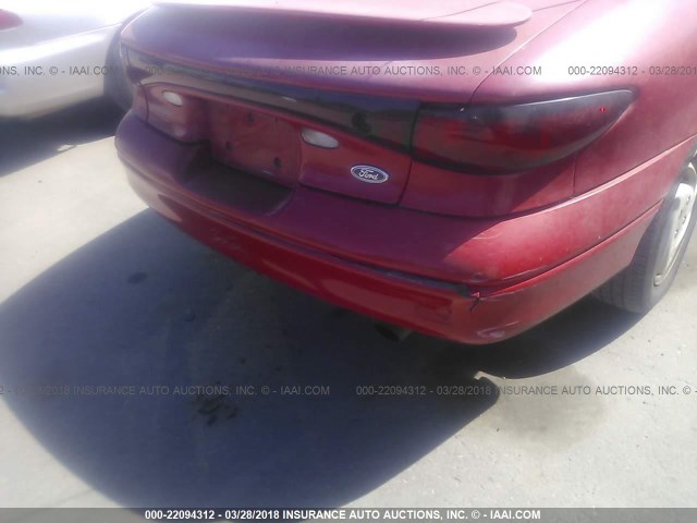 3FAKP1134YR214333 - 2000 FORD ESCORT ZX2 RED photo 6