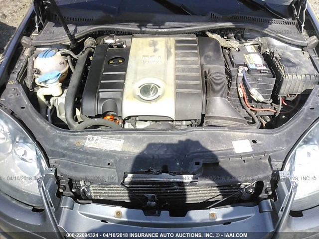 3VWBJ71K48M180071 - 2008 VOLKSWAGEN GLI ნაცრისფერი ფოტო 10