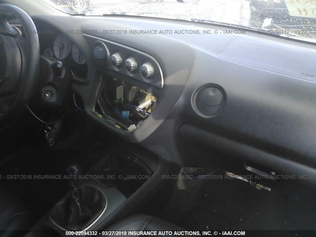 JH4DC53062C017712 - 2002 ACURA RSX TYPE-S BLUE photo 5