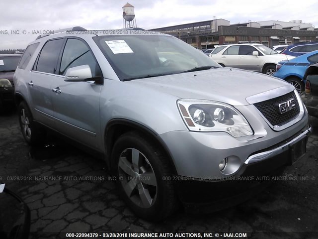 1GKKVRED4CJ220643 - 2012 GMC ACADIA SLT-1 Plata foto 1