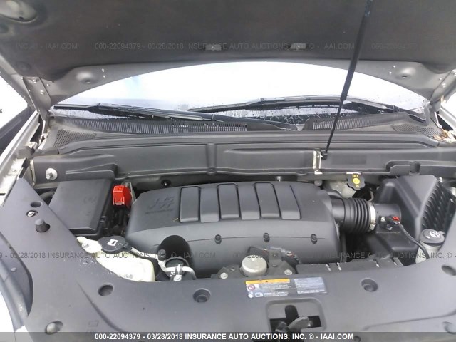 1GKKVRED4CJ220643 - 2012 GMC ACADIA SLT-1 Plata foto 10