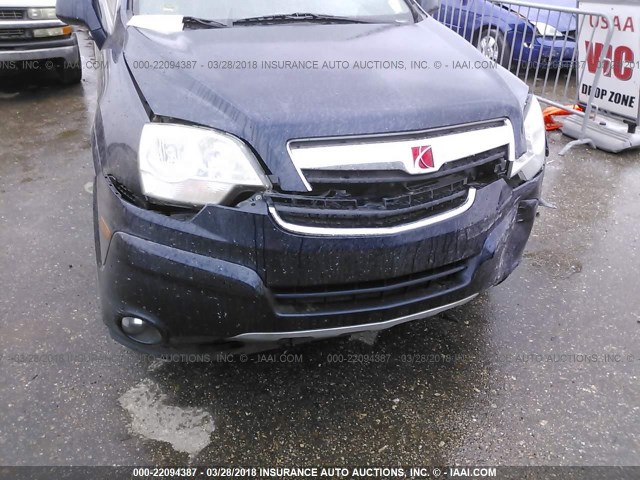 3GSCL537X8S548526 - 2008 SATURN VUE XR BLUE photo 6