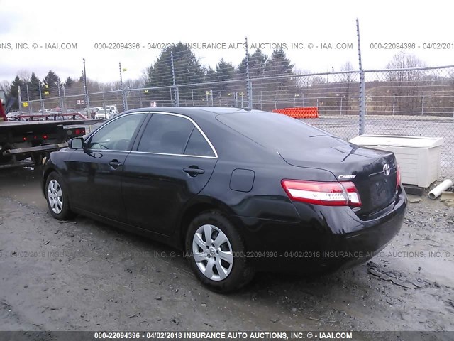 4T4BF3EK4BR169406 - 2011 TOYOTA CAMRY SE/LE/XLE 黑色 照片 3