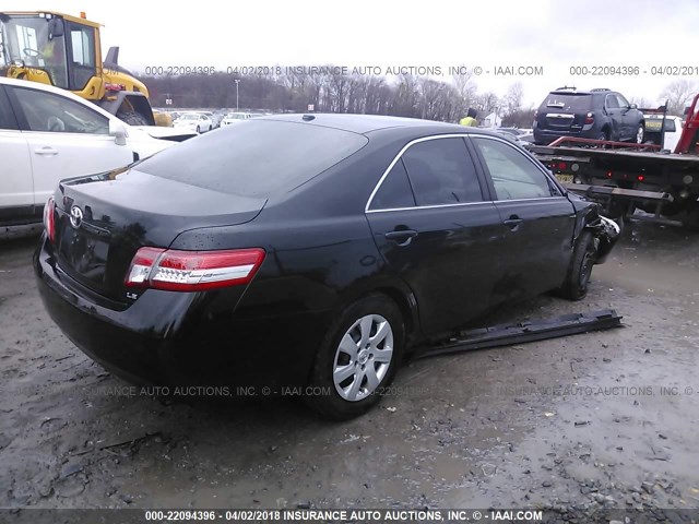 4T4BF3EK4BR169406 - 2011 TOYOTA CAMRY SE/LE/XLE 黑色 照片 4