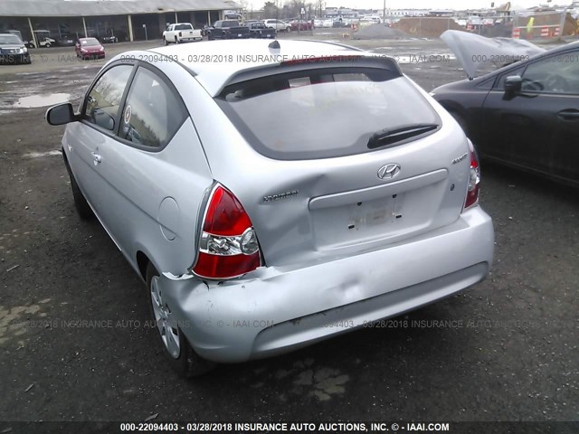 KMHCM3AC0AU185216 - 2010 HYUNDAI Accent BLUE/GS SILVER photo 6