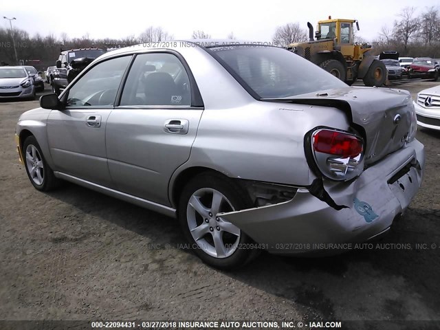 JF1GD67666H503256 - 2006 SUBARU IMPREZA 2.5I GRAY photo 3