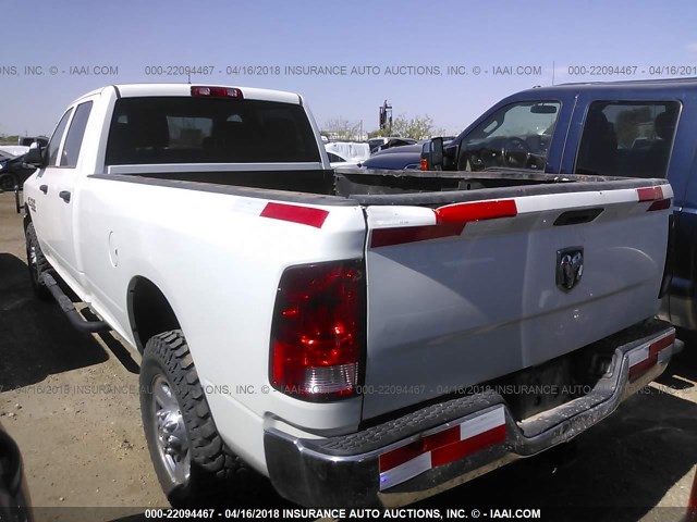 3C63R3GL2EG156247 - 2014 RAM 3500 ST WHITE photo 3