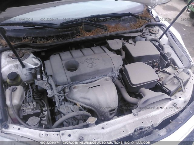 4T1BF3EK4BU747613 - 2011 TOYOTA CAMRY SE/LE/XLE WHITE photo 10