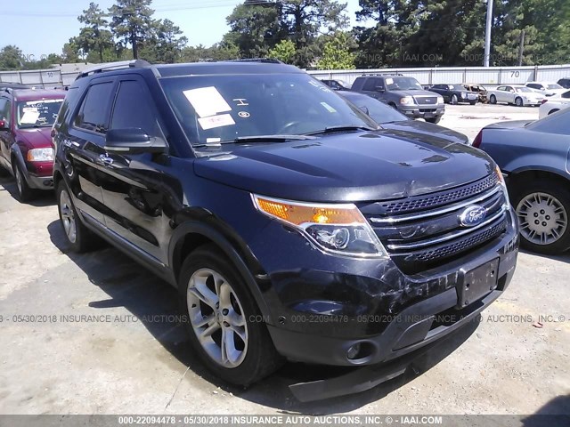 1FMHK8F85BGA01336 - 2011 FORD EXPLORER LIMITED 黑色 照片 1