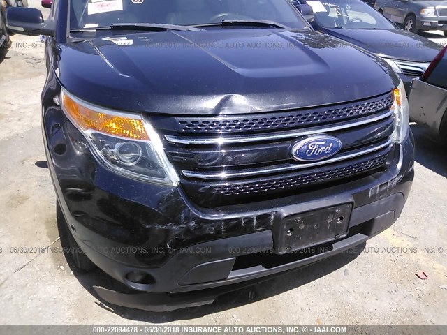1FMHK8F85BGA01336 - 2011 FORD EXPLORER LIMITED 黑色 照片 6