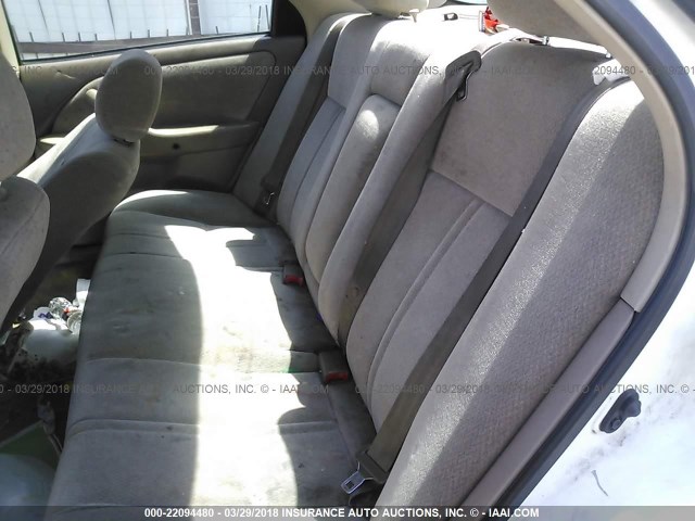 4T1BG22K91U835857 - 2001 TOYOTA CAMRY CE/LE/XLE 白色 照片 8