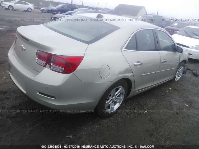 1G11B5SA3DF146423 - 2013 CHEVROLET MALIBU LS BEIGE photo 4