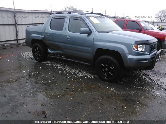 2HJYK165X6H554023 - 2006 HONDA RIDGELINE RTL BLUE photo 1