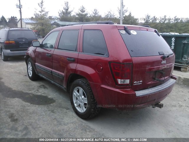 1J4GR48K16C262368 - 2006 JEEP GRAND CHEROKEE LAREDO/COLUMBIA/FREEDOM 红色 照片 3